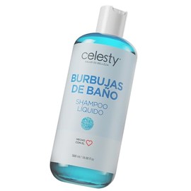 CELESTY | Jabón de Baño Líquido de Burbujas - Perfecto para Tina de Baño Adulto y Jacuzzi | Shampoo Sin Sulfatos y Parabenos - Hidratación y Limpieza Profunda | Baño Accesorios | 500ml