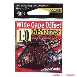 ささめ針(SASAME) 60ROC ロックフィッシュフック ダークレッド #2