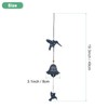 M METERXITY 1-Pack Japanese Wind Chime, Vintage Metal Temple Bell
