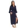 V Vaborous Women's Soft Long Satin Robes Long Silk Robes