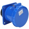 Waterproof Industrial Plug IP67 Compact Insulation 3 Cores Rubber Sealing