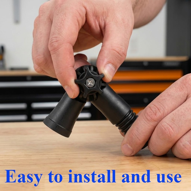 Universal 3/4'' Threaded Joint Angle Adaptor for Telescoping Extension Pole,
