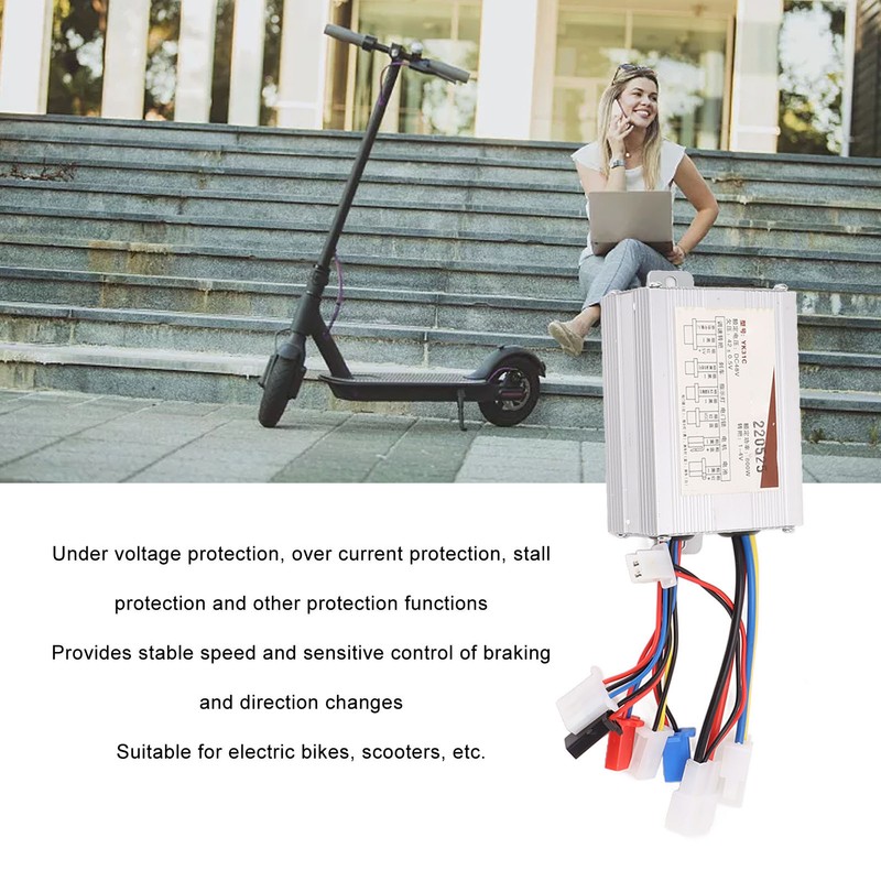 48V 800W Brushed Controller Aluminum Alloy Motor Speed Brush Controller