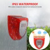 DINOWIN Solar Alarm Light, Waterproof PIR Motion Sensor Alarm 129