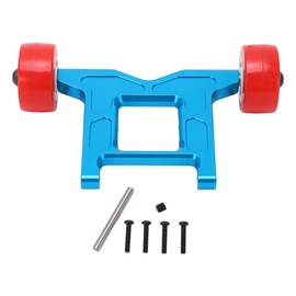 RC Porous Rear Anti Rolling Wheel Head Up Wheel for Arrma Granite for Typhoon 1/10 RC CarBlue