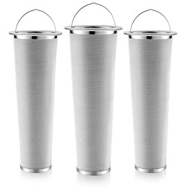 3 Pcs Cold Brew Coffee Filter With Handle 2 Quart Mason Jar Filter Stainless Steel Filter Wide Mouth Filter Coffee Tea Infuser Coffee Strainer Mesh for Cold Brew Coffee Maker Mason Canning Iced Tea