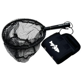Nirvana Folding Fishing Net Damo 25cm w/Rubber Coated Netting