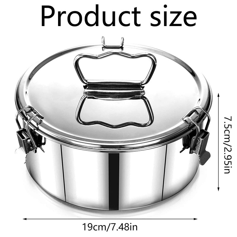 OKYMOTOR Flan Mold with Lid, Flanera Flan Mold 7.5×7.5×3in, Capacity