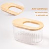 FiboPawer Transparent Hamster Sand Bath Box for Hamster Cage Accessories,