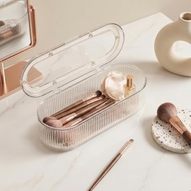 Soporte organizador de brochas de maquillaje