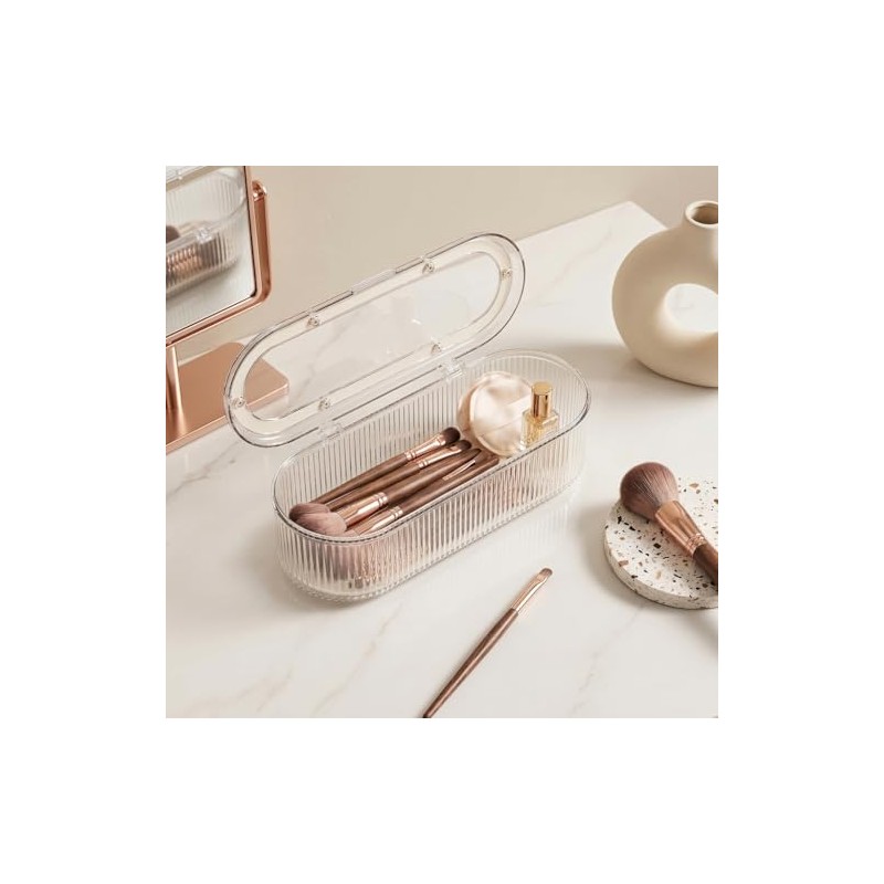 Soporte organizador de brochas de maquillaje