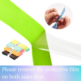 BAIHUALIN Whizz Badminton Tennis Racket Grip Tape (4 Grips) - Tacky/Fast Dry/Soft Feel - Squash Overgrip Pickleball Grip, Fluo Green