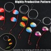 JSHANMEI 10 Pack Walleye Rigs Fishing Lures Walleye Spinner Rig