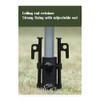 Geieold 2 x Awning Pole Fixing Tube Ground Bracket Windproof