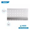 CNX Meer Regadera Con Tubo Y Repisa Para Baño Acero