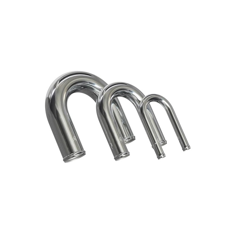 76mm (3 Inch) OD 180 Degree Elbow Aluminium Intercooler Pipe