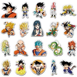 Dragon Ball Fridge Magnets Set - 20 Pcs Mixed Cartoon Character Refrigerator Magnets, Classic Manga Themed Decor for Home Kitchen Office Whiteboard Locker for Dragon Ball Lovers Adults
