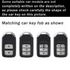 ontto Key Case Compatible with Honda Key Chain Car Key