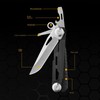 Multitool Knife Stainless Steel High Hardness Effort Saving Ergonomic Pocket