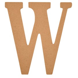 Plaid Wood Unfinished Letter, 8" Wooden Surface Perfect for DIY Arts and Crafts Projects, 63602