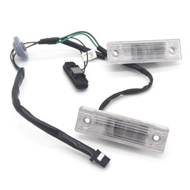 Car Boot Switch, Tailgate Switch, Car Boot Tailgate Door Contact Switch, Button Switch, 95961097, Boot Switch with Number Plate Light, Compatible with Cruze 2011-2014, Black