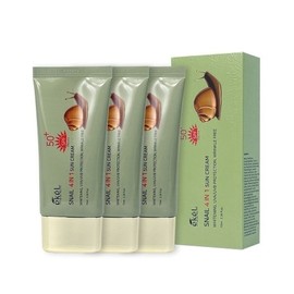 Ikel Ekel Snail Four-in-One Sun Cream 70ml-3 Pieces Sunscreen Recommendation Sunblock Sunblock... / 이켈 달팽이 포인원 선크림 70ml-3개 선크림추천 자외선차단제 선블...