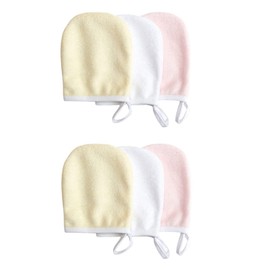 Beavorty Travel-friendly Face Towels 6pcs Makeup Remover Pads for Quick Painless Cleansing Random Color
