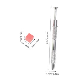 VICASKY 1set Nail Art Tool of Sponges with Metal Grabber for Gradient Designs Blush Application Portable for Professionals and Beginners