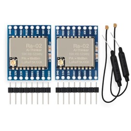 diybits 2pcs SX1278 LoRa Module, Wireless Spread Spectrum Transmission Socket, 433MHz 15KM SX1278 RA-02 Spread Spectrum Wireless Module Spread Spectrum Modulation Module SmartHome IOT (2)