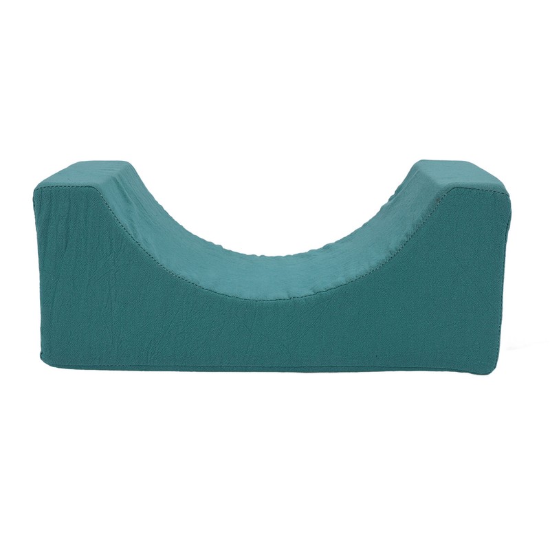 Head Positioner Pillow Green Cotton Cloth Comfortable Breathable Adjustable Neck