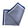 Ojier Men's Pocket Square, 100% Silk, Houndstooth Lattice, Formal, Business,