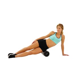 Aurora Health & Beauty Vibrating Foam Roller Massager - 3-Speed Deep Tissue Therapy for Muscle Recovery & Pain Relief, Portable Ergonomic Design