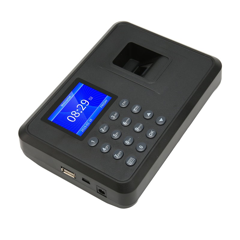 Fingerprint Attendance Machine 2.4 Inch 1000 User Capacity Name Display