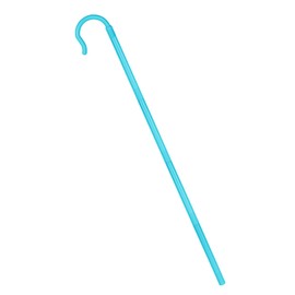 Servllcell Shepherd Staff Prop,Plastic Shepherd Hook Staff Stick Cane Costume Accessory,Halloween Staff Cosplay (Blue)