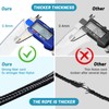 2 Pack ID Badge Holder with Retractable Badge Reel Clear