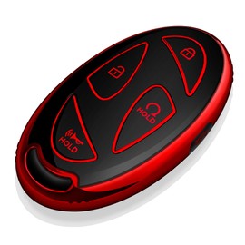 Tukellen for Hyundai Key Fob Cover,Special Soft TPU Key Case Cover Protector Compatible with 2023 2024 Ioniq 6 Grandeur GN7 KONA Smart 5 Buttons Remote/Smart Key,Key Shell (Red)