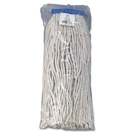 Boardwalk 720C Mop Head, Economical Lie-Flat Head, Cotton Fiber, 20oz, White, 12/Carton