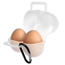 vibedor 1 Pcs Girds Egg Holder, Leakproof Egg Container Shockproof Egg Storage, Portable Egg Tray for Camping Picnic Travel Kitchen Refrigerator Outdoor