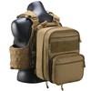 tactifans Tactical Expandable Backpack, Chest Rig Backpack MOLLE Assault Hydration
