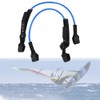EVTSCAN Surfing Leash String,2PCS 28‑34inch Black Adjustable Safety Windsurfing Harness