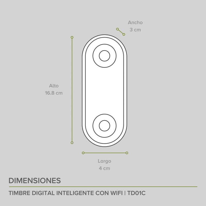 AVERA Timbre Inalambrico con Detección de Movimiento, Video en Tiempo
