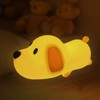 COBIKU Cute Dog Night Light, Dimmable with Soft Silicon Dog