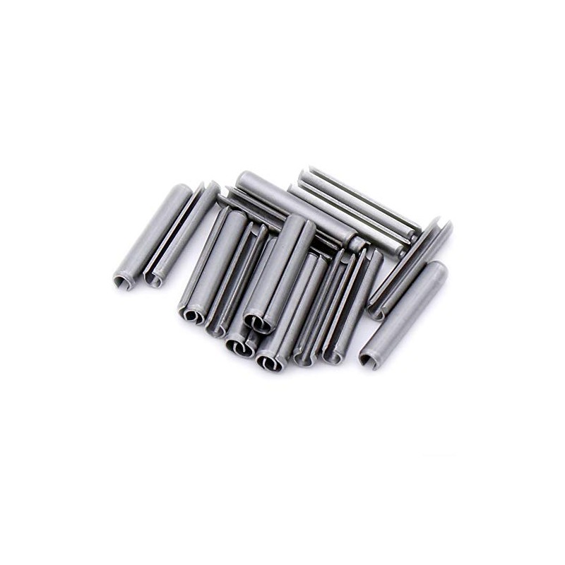 D1 (1mm x 12mm) Slotted Spring Pin (Heavy) - Stainless