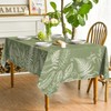 Horaldaily Spring Tablecloth 60×120 Inch Rectangular, Green Plants Wild Fern