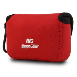 Megagear Leica C Typ 112 Ultra Light Neoprene Camera Case, with Carabiner - Red - MG1293
