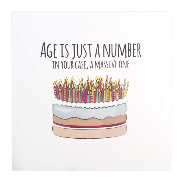 Michton | Funny Age-Related Happy Birthday Card | Age Is