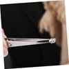 Healeved 2pcs Static Nail Tweezers Non-magnetic Eyebrow Clip and Nail