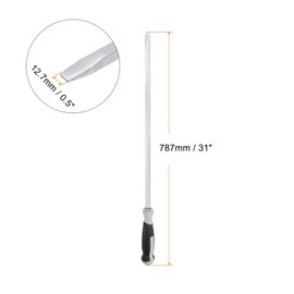 HARFINGTON Slotted Screwdriver 12.7mm Flat Head Impact Demolition Driver with 24" Straight Shank for Industry/Automobile Repair