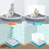 3 Pcs Cat Litter Box Pee Shields, Easy Clean Anti-Splashing