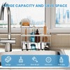 Kitchen Sink Caddy, ManKami 304 Stainless Steel Sink Caddy Sponge